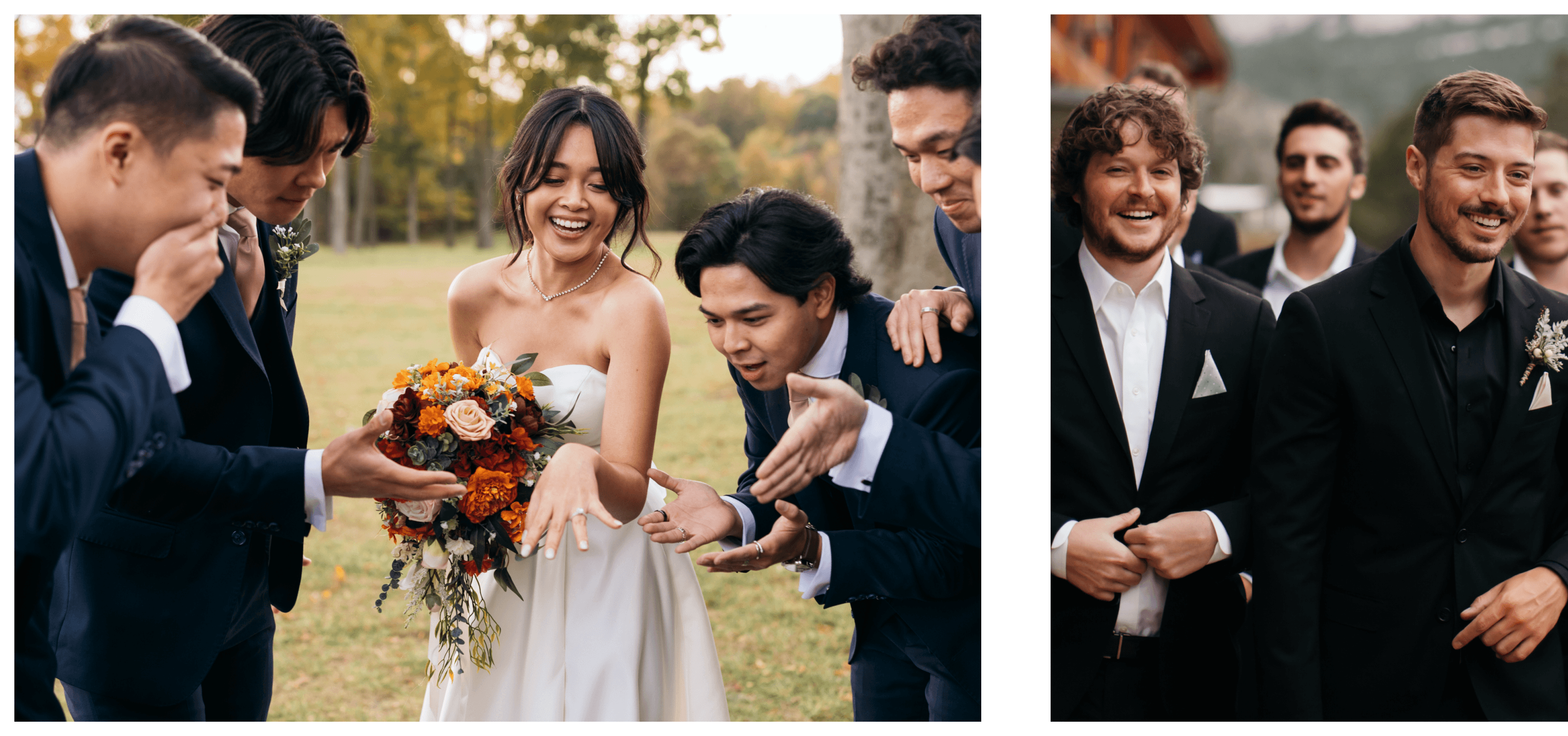 Create a wedding group with SuitShop to suit your entire party.